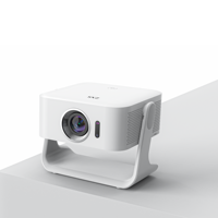 Proyector de Alta Luminosidad 450ANSI Full HD 1080p LCD LED WiFi 6 para Hogar y Oficina, Enfoque Automático Digital, Decodificación del Sistema Android 14, Proyector 4K