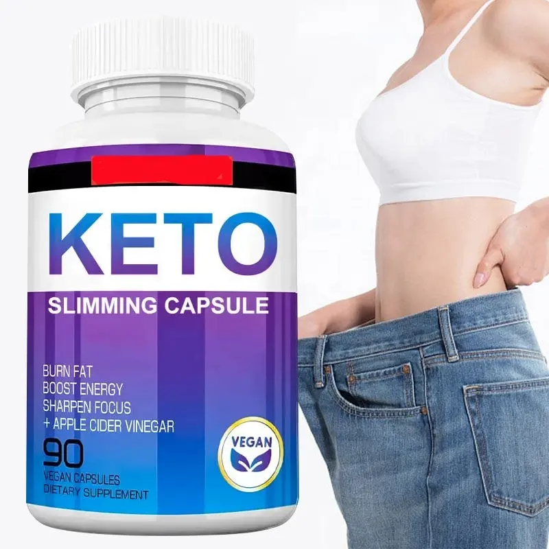 Suplementos de ervas de marca própria Oem para perda de peso, cápsulas de emagrecimento, pílulas dietéticas, cápsulas Keto Bhb