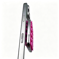 GEYI Support magnétique adhésif carré en alliage de zinc pour téléphone, portable, amovible, compatible, pour l'international