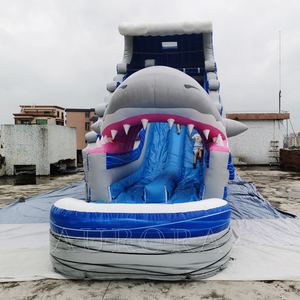 Chất Lượng Hàng Đầu Mới 0.55 Mm PVC <span class=keywords><strong>Inflatable</strong></span> Trẻ Em Công Viên Nước Trượt Với Hồ Bơi Lớn - Product Image 4