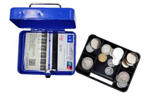 Salvadanaio di sicurezza in metallo di fornitura di fabbrica per denaro in contanti per la casa e l'ufficio - Product Image 4