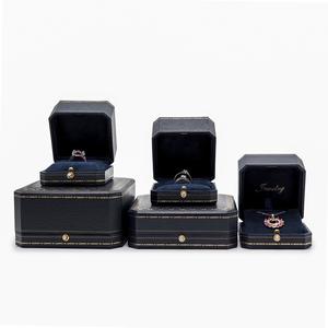 Custom Logo Luxe Sieraden Verpakking Jewel Opslag Armband Gift <span class=keywords><strong>Box</strong></span> Sieraden Ring Bangle Pakket Ketting Dozen - Product Image 5