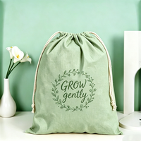 Pochette à cordon en toile à motif de dessin animé imprimé sur mesure, réutilisable, anti-poussière, écologique, recyclable, unisexe, emballage cadeau de voyage