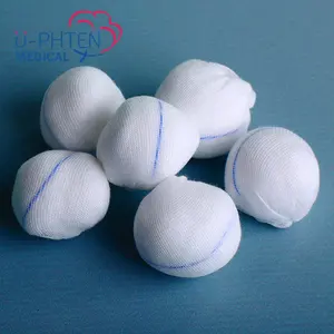 Hemostatic Cotton Balls Surgical Dental Gauze Balls Medical Absorbent Gauze Ball With X-Ray