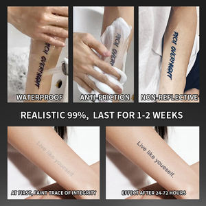 <span class=keywords><strong>Tatouage</strong></span> temporaire avec citations inspirantes, <span class=keywords><strong>tatouage</strong></span> semi-permanent, imperméable, résistant à la transpiration, dure 2 semaines, <span class=keywords><strong>tatouage</strong></span> <span class=keywords><strong>pour</strong></span> le bras, la taille - Product Image 5