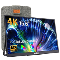 Monitor de Viaje InnoView de 15.6 Pulgadas, 4K, 60 Hz |   HDR, 100% SRGB |   USB-C para Laptop, Mac, Juegos