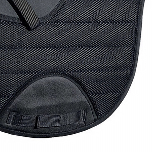 Novedad en Equipamiento Ecuestre: Manta de Silla de Montar Negra para Salto y Carreras de Caballos, Almohadillas Numnahs - Product Image 4