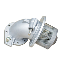 Katup Pemutus Darurat Manual DN100, Ringan, dari Paduan Aluminium, dengan Gagang Kontrol Jarak Jauh untuk Pemasangan di Bawah Truk Tangki Bahan Bakar