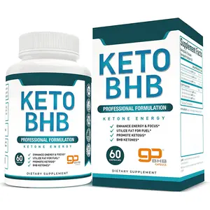 Заводская индивидуальная этикетка сжигатель жира таблетки для похудения Bhb дополнение Keto Bhb капсулы