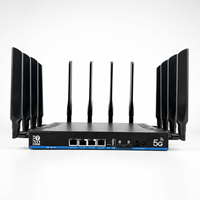 Router CPE WiFi 7 5G de Grado Empresarial BE19000 Tri Banda MT7988AV 2.5G WAN LAN Ranuras para Doble SIM OpenWRT OEM ODM