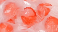 Direct van de fabriek: bulk, afpelbare gummy snoepjes, halal gecertificeerd, lychee smaak, op maat gemaakte fruitgummies