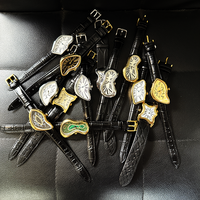 Montres en quartz torsadées uniques et minimalistes Y2K avec logo personnalisé, étanches, pour hommes et femmes, vente en gros