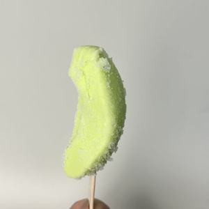 Glace au melon premium en quartiers, dessert glacé sucré en vrac, saveur lait de melon, sachets préemballés pour conservation - Product Image 4