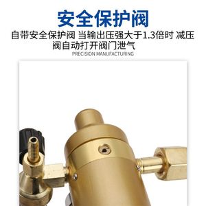 Regulador de Presión de CO2 Yqt 731l, Totalmente de Cobre, 0.35Mpa, Equipo Duradero para Acuarios, para Sistemas de Dióxido de Carbono - Product Image 3