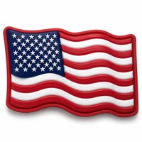 Patchs thermocollants en tissu chenille et PVC 3D avec motifs drapeau américain, alphabet, fleurs et cœurs pour sacs à dos et chapeaux - Vente en gros