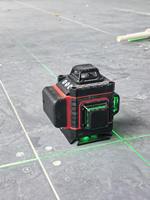 Niveau laser vert, mode extérieur, haute précision, mode de verrouillage rétroéclairé, magnétique, 16 lignes, longue portée, faisceau adaptatif complet