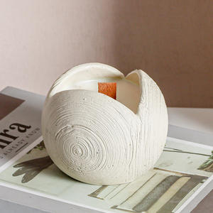 Vaso Moderno y Sencillo de Cera de Coco Vacío para Velas Aromáticas DIY Hechas a Mano, Difusor de Aceites Esenciales, Decoración del Hogar, Navidad - Product Image 4