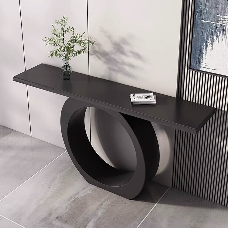 Lastra di roccia nera pura-10030altezza 80 cm