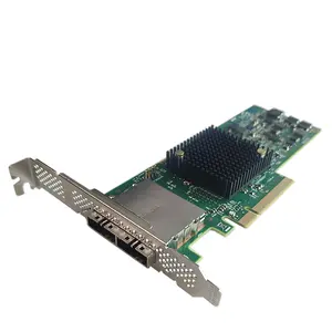 Avago SAS 9207-8e 8-Port, 6 Gb/s SAS + SATA ke PCIe adaptor Bus Host asli baru