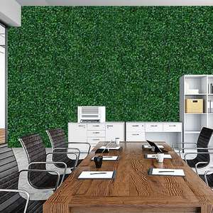 Incroyablement belle décoration murale en gazon artificiel intérieur et extérieur luxuriante avec de la verdure et une ambiance pleine de charme - Product Image 4