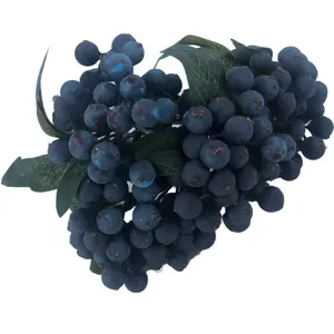IFG热卖28厘米高种子人造浆果花蓝莓用于婚礼家居装饰