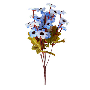 Bouquet de chrysanthèmes sauvages artificiels Xinchengzhi 10cm-30cm, fleurs en soie plastique pour décoration de mariage et de maison - Product Image 5
