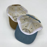 Casquette de baseball en tissu velours côtelé 100% coton de qualité supérieure avec logo de broderie personnalisé