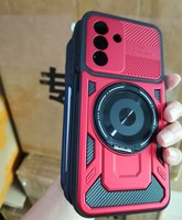 Étui de téléphone magnétique antichoc de qualité supérieure avec anneau de protection 360° pour Samsung A17 A37 A57 A15 A16 A55 5G S24 Funda Protectora Para Teléfono