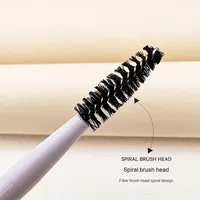 Applicateur de lifting des cils et des sourcils avec logo personnalisé, brosse à mascara double embout, pince à sourcils et cils, manche en plastique
