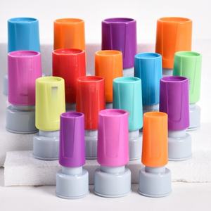 12mm15mm 다채로운 라운드 크기 사무실 스탬프 마크 만들기 장식 플래시 스탬프 - Product Image 1