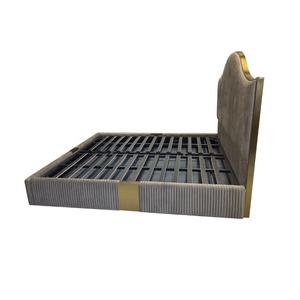 Cama de lujo moderna estilo europeo Rey reina tamaño completo dormitorio Marco de elevación de Gas personalizar muebles almacenamiento cama tapizada - Product Image 5