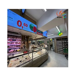 RGX layar LED komersial kualitas tinggi dengan papan iklan Digital layar Led iklan komersil kualitas tinggi