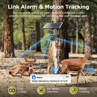 Caméra solaire HD 6MP double objectif camouflage 4G Caméra GSM d'extérieur IP66 PTZ Caméra large de piste de chasse aux anges Détecteur de mouvement Caméra de vidéosurveillance