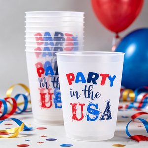 Vasos Personalizados para Fiestas <span class=keywords><strong>en</strong></span> EE. UU., Vasos con Diseño Personalizado, Vasos Esmerilados Impresos para Fiestas de Cumpleaños <span class=keywords><strong>en</strong></span> <span class=keywords><strong>Casa</strong></span> - Product Image 1