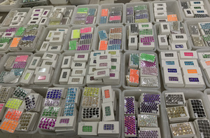 OLeeya Forme Miste all'Ingrosso 20pz 50pz 100pz Cristalli da Cucire in Vetro Strass da Cucire con Retro Piatto per Accessori di Abbigliamento - Product Image 5