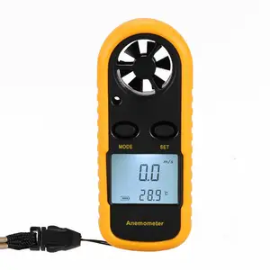 डिजिटल GM816 एलसीडी डिजिटल हाथ में हवा की गति गेज मीटर उपाय Anemometer