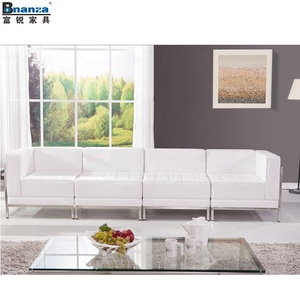 <span class=keywords><strong>Bonanza</strong></span>-Conjunto de sofás de cuero blanco, moderno y cómodo, hecho en China - Product Image 4