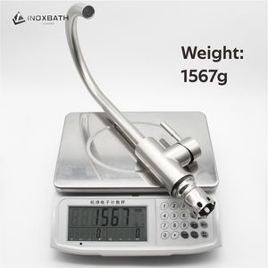 Качественные смесители с керамическим картриджем смесители из нержавеющей стали 304 смесители для воды кран для кухни смеситель для раковины - Product Image 6