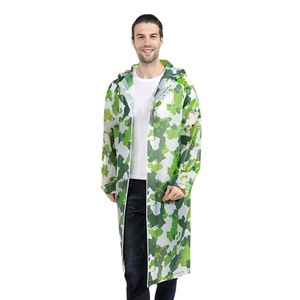 Impermeabile moderno Eva per adulti mimetico completo per <span class=keywords><strong>Poncho</strong></span> <span class=keywords><strong>da</strong></span> <span class=keywords><strong>uomo</strong></span> impermeabile <span class=keywords><strong>da</strong></span> donna in un pezzo per escursioni ispessite - Product Image 5