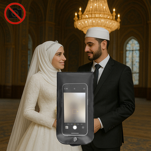 กระเป๋าใส่โทรศัพท์มือถือแบบแม่เหล็กป้องกันการถ่ายภาพ สำหรับงานแสดงศิลปะ งานแต่งงาน  วัสดุ PU ป้องกันกล้อง  ไม่สามารถถ่ายภาพได้ - Product Image 4