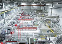Centrale électrique à gazéificateur à lit fluidisé/cosse de riz/charbon/production d'électricité par gazéification de déchets de bois