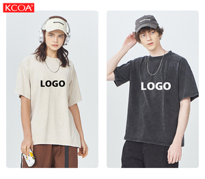 Vêtements pour hommes T-<span class=keywords><strong>shirt</strong></span> de streetwear surdimensionné et lourd T-shirts graphiques T-shirts vintage T-shirts délavés à l'acide - Product Image 4