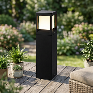 Battery Powered IP65 5W <b>LED</b> Garden Bollard <b>Light</b> with 360 Beam Angle for Outdoor Landscape Lighting - Product Image 3