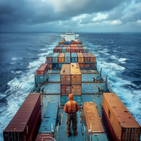 Logistique la moins chère Marine FCL Services Service d'expédition à porte Log Angeles USA Air/mer/express Cargo Chine Transitaire