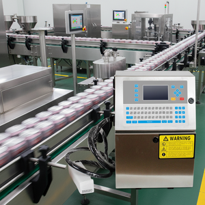 Machine d'impression <span class=keywords><strong>de</strong></span> dates d'expiration CIJ pour petits caractères sur fonds <span class=keywords><strong>de</strong></span> bouteilles et boîtes <span class=keywords><strong>de</strong></span> conserve, et sur bouchons <span class=keywords><strong>de</strong></span> bouteilles courbés - Product Image 3