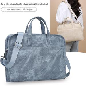 Waterproof Shockproof Breathable Business Laptop Sleeve with Zipper Closure Large Capacity Portable <b>Computer</b> <b>Bag</b> - Product Image 4