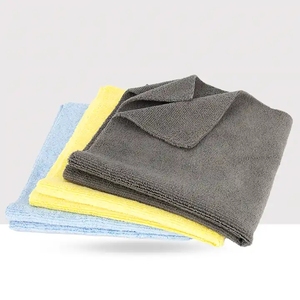 Serviette de lavage de voiture en microfibre coréenne de luxe 300 <span class=keywords><strong>Gsm</strong></span> tissu microfibre absorbant en peluche sans bord à séchage rapide avec sac à poils denses emballé - Product Image 3