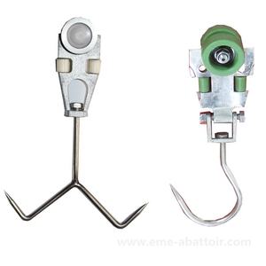 En iyi kalite çift katman koyun mezbaha karkas kasnak asılı soğutma kanca hayvancılık kasap ekipmanları - Product Image 1