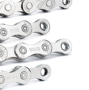 Piezas de ciclismo 8 9 10 11 cadenas de velocidad para <span class=keywords><strong>bicicleta</strong></span> de montaña de carretera hueco plano 116 enlaces plata oro Arco Iris MTB <span class=keywords><strong>cadena</strong></span> de <span class=keywords><strong>bicicleta</strong></span> - Product Image 4
