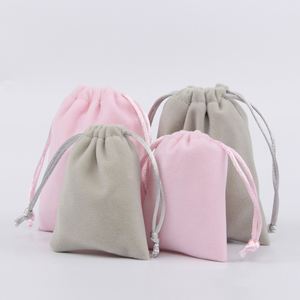 China Factory High Quality Fashion Custom Velvet <b>Drawstring</b> Pouch for Jewelry Velvet <b>Small</b> Pouches for Women Velvet Jewelry <b>Bags</b> - Product Image 1